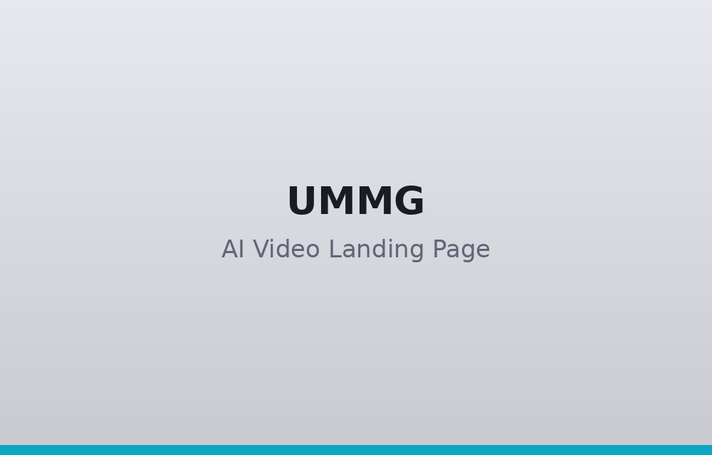 AI Video Production Landing Page